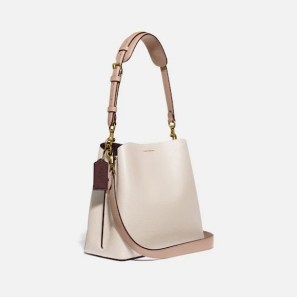 COACH Color-Block Leather Willow Shoulder Bag, like new! - Picture 5 of 12